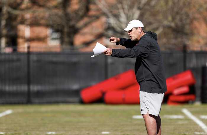Mike Bobo also served as offensive coordinator for the Bulldogs from 2007-2014